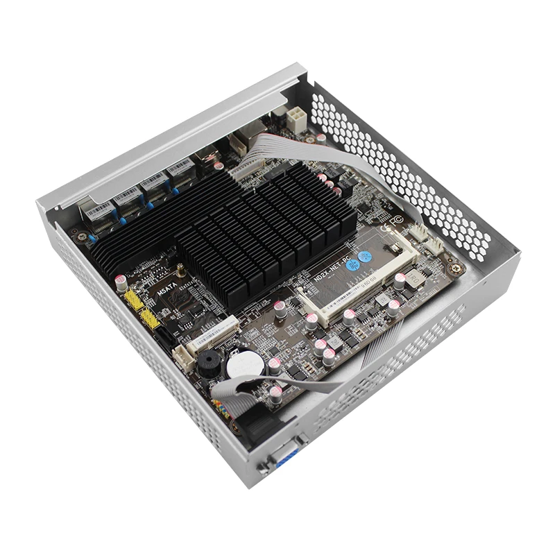 Routeur de sécurité réseau explosif Intel Atom N2600, 4LAN, 2USB, 1 Go, 32 Go, Mikrotik, P95.ense, Openwrt, Vyos, Centos, Ubunary