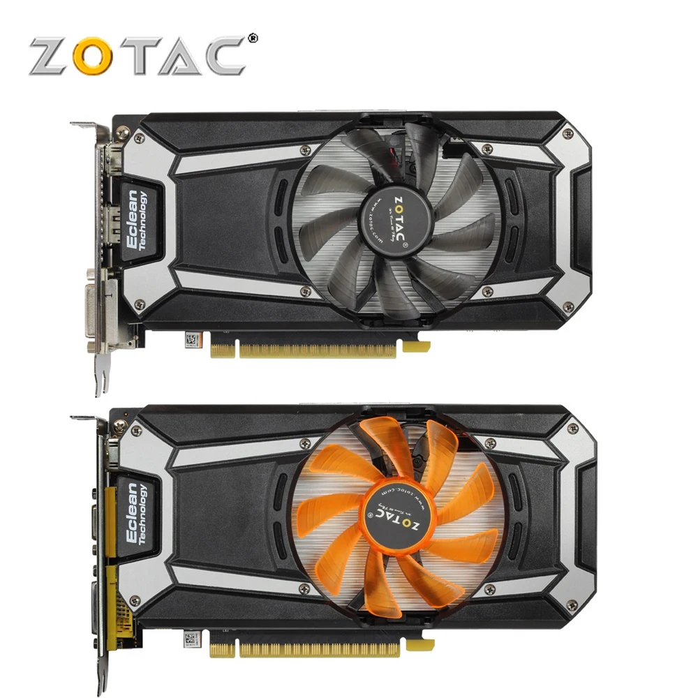 ZOTAC-tarjeta de vídeo GeForce GTX 750 Ti, 2GB, 128 bits, GDDR5, para nVIDIA, Original, GTX750Ti, 2GB, GTX 750Ti, 2GD5, Dvi, usada