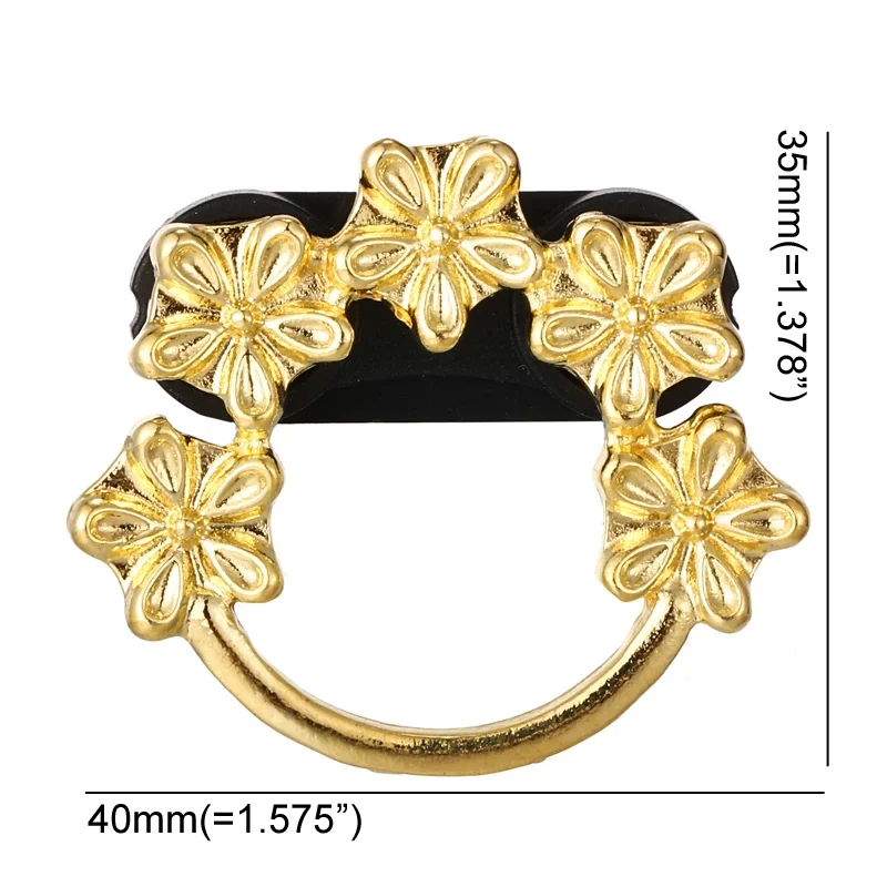 Magnetic Eyeglass Holders Metal Blossom Flower ID Badge Holder Brooches Hanger Fashion Ornament Jewelry