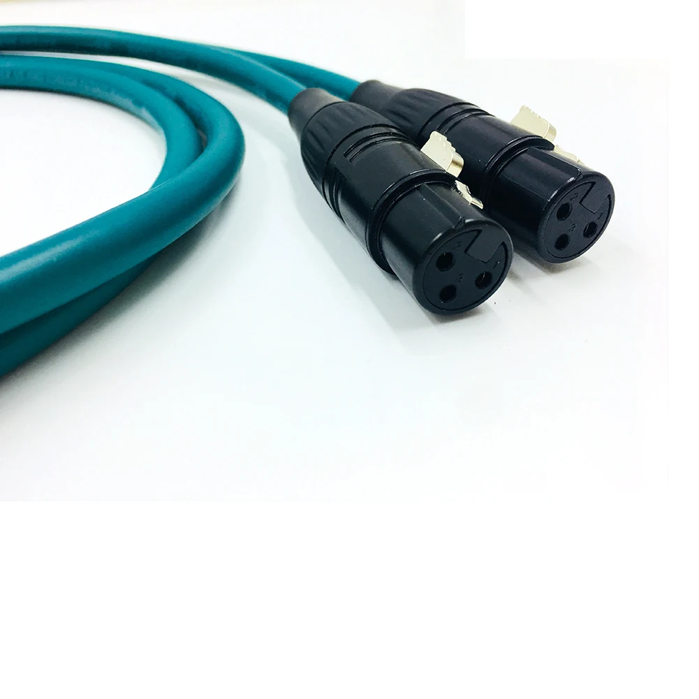 HiFi زوج Type-1016 RCA ذكر إلى 3pin XLR أنثى كابل الصوت Balacned RCA إلى XLR كابل ربط مع CARDAS CROSS