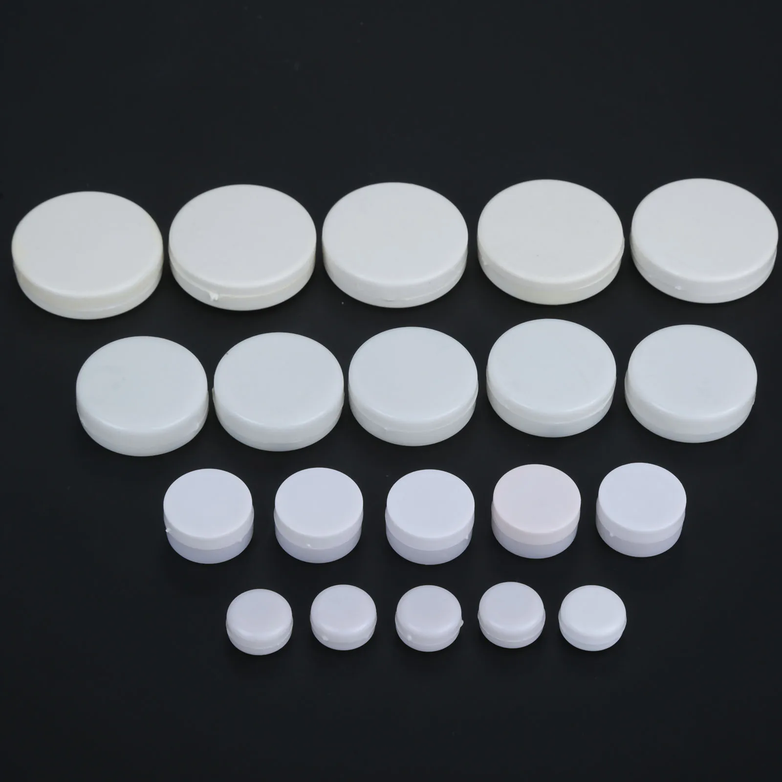 20Pcs 15/20/32/38mm Plastic Toy Rattle Box Repair Fix Toy Noise Maker Insert Pet Baby Bell White Plastic Squeaker Toy