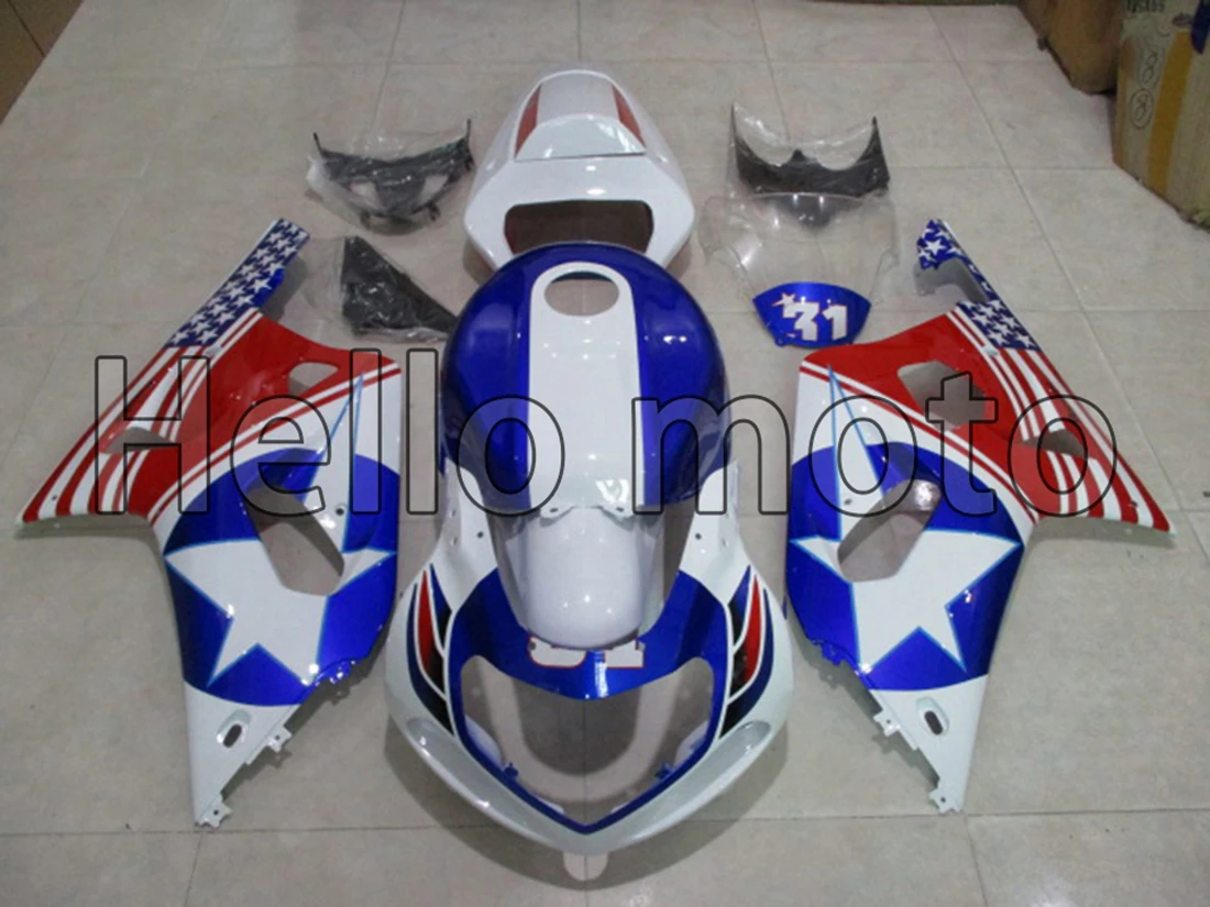 

New ABS Injection Molding Motorcycle Fairings Kits Fit For K1 K2 K3 600/750cc 2001 2002 2003 Bodywork Set WVBG