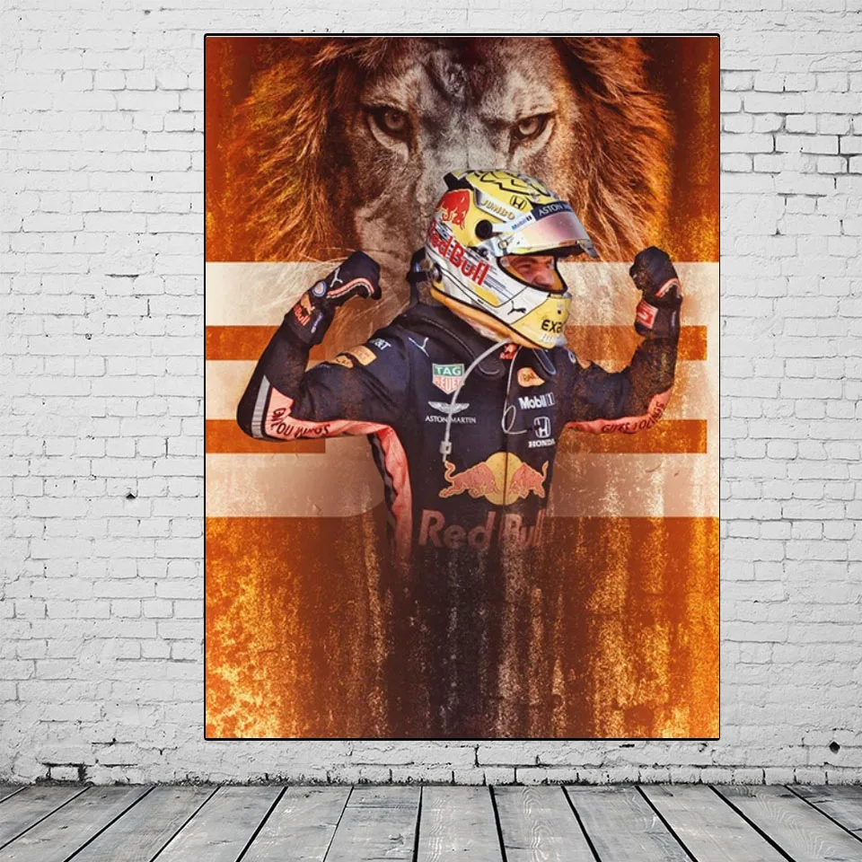 F1 champion lion 5D Diy Diamond Art Painting Full Square/Round Diamond Painting Wall Art Picture for Home Decor E152