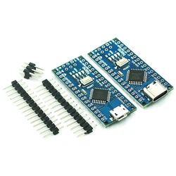 Placa controladora tipo C / Micro USB CH340 Nano 3,0, ATmega328P, Compatible con Arduino Nano CH340, controlador USB Nano V3.0, ATmega328