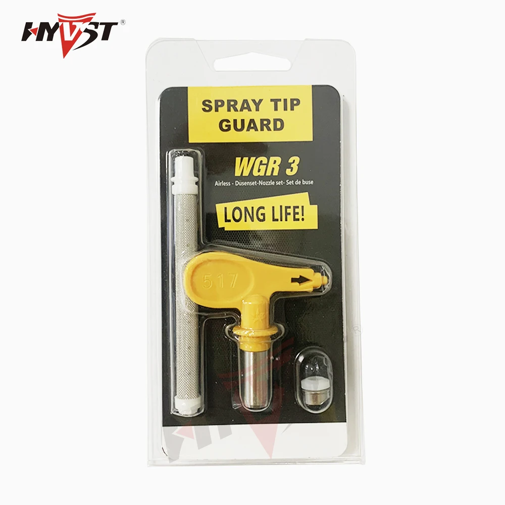 Hyvst Yellow WGR 3 Spray Tip for Airless guns Spray Nozzle 213/513/413/517/315/521/617 Airless Nozzle tip  for spray  gun