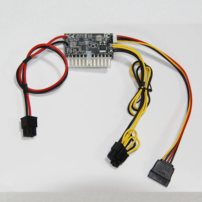 NEW PCI-E 6pin/DC5.5x2.5mm Input DC-ATX-300W 24pin Power Supply Module Swithc Pico PSU  Mini ITX High DC-ATX power module ITX Z1