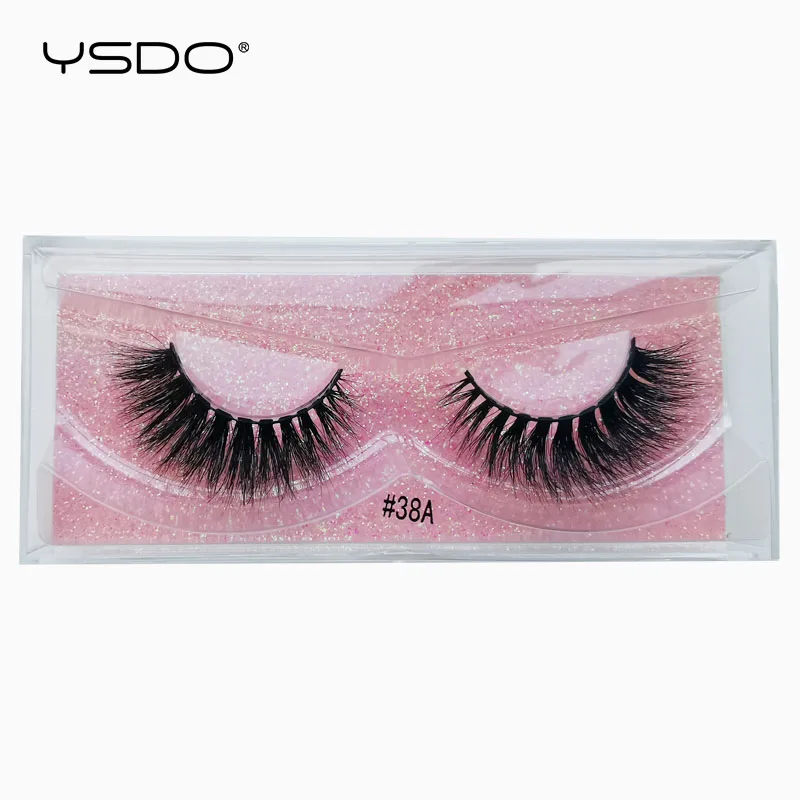 YSDO 1 Paar Kreuzförmige Nerz-Wimpern Weiche Echte 3D-Wimpern Maquiagem Künstliche Wimpern Dramatische Voluminöse Wimpern Make-up Cilios Faux Cils – Detail 15