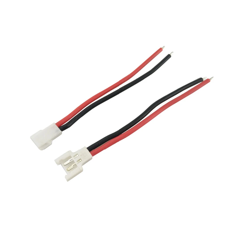 10pcs/lot Battery Cable Male Female For SYMA X5C X5SW Hubsan X4 H107 H107C/D H37 H8 Rc Helicopter (5 Pair)