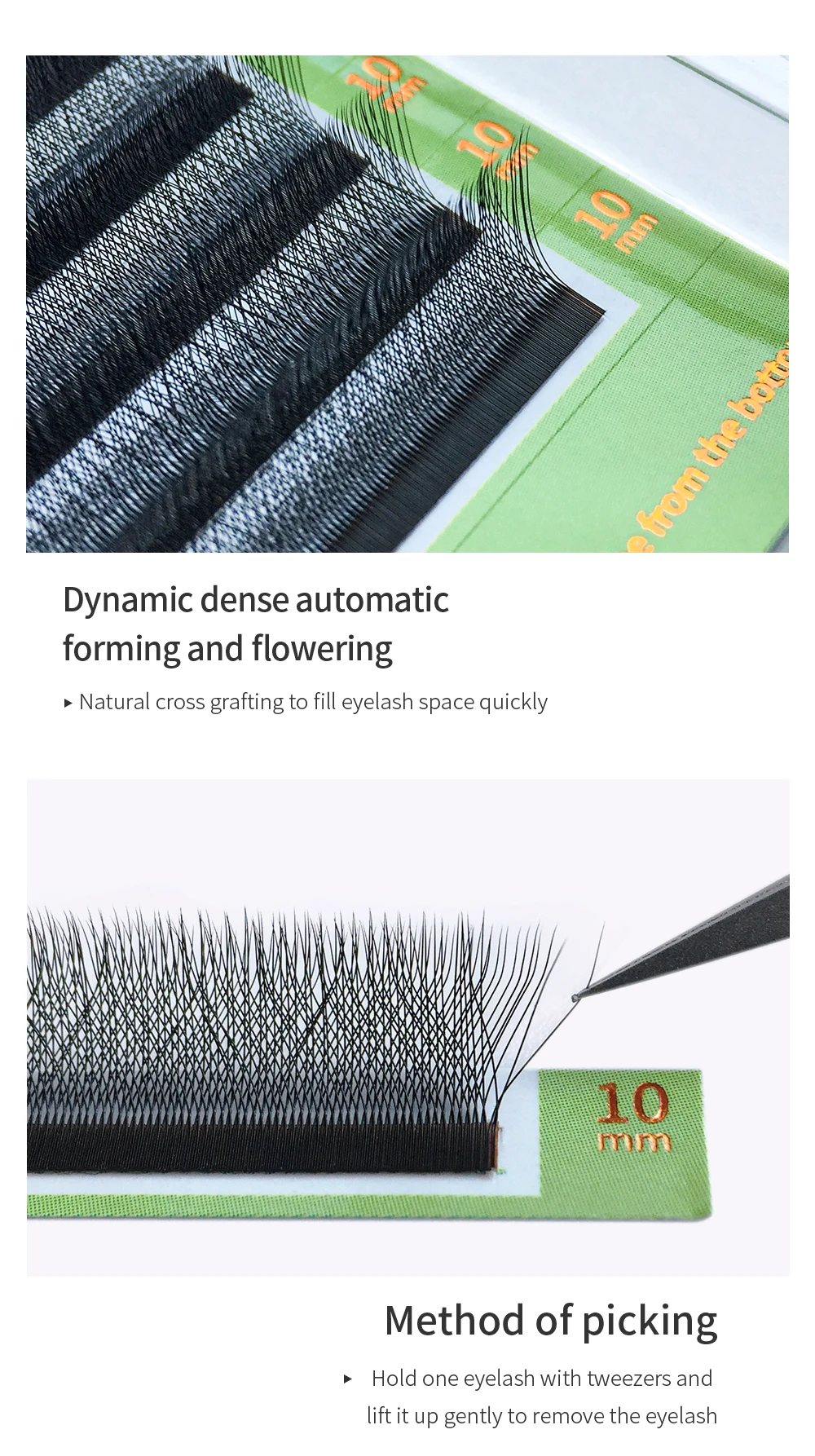 GLAMLASH L/LU/M W-Form Wimpernverlängerung 3D Vorgefertigte Volumen-Fächerwimpern W-Stil YY-Wimpern Faux Nerz-Volumenwimpern Natürliche Wimpern – Detail 5
