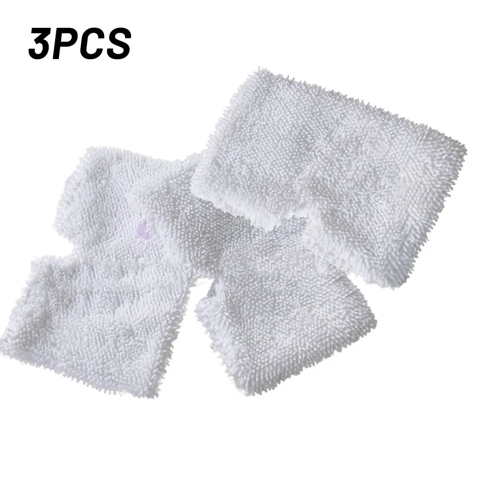 3 Pcs Replacement Cleaning Pads For Shark  S3501 S3601 S3550 S3901 Dry And Wet Usage Mop Cloths Pad Washable Floor Cleaning