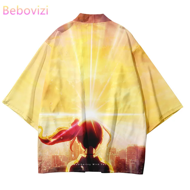 

Plus Size Loose XXS-4XL Harajuku Japanese Style Anime Kawaii Fashion Kimono 2020 Men and Women Cardigan Blouse Asian Clothes