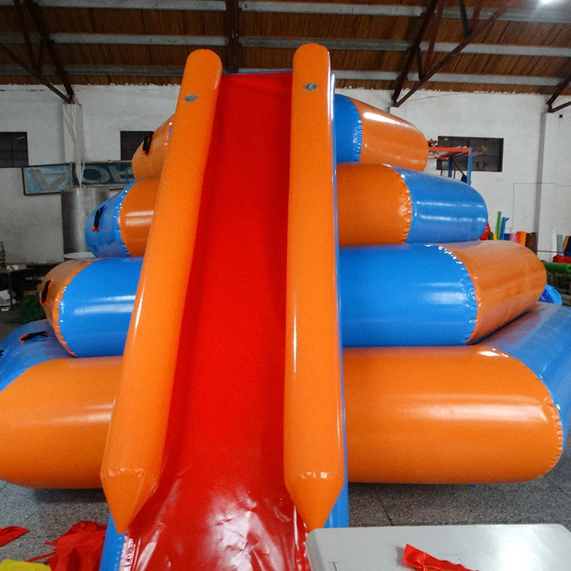 Commercial Inflatable Water Park for Kids, Volleyball Court, Slide Bouncer, Trampoline