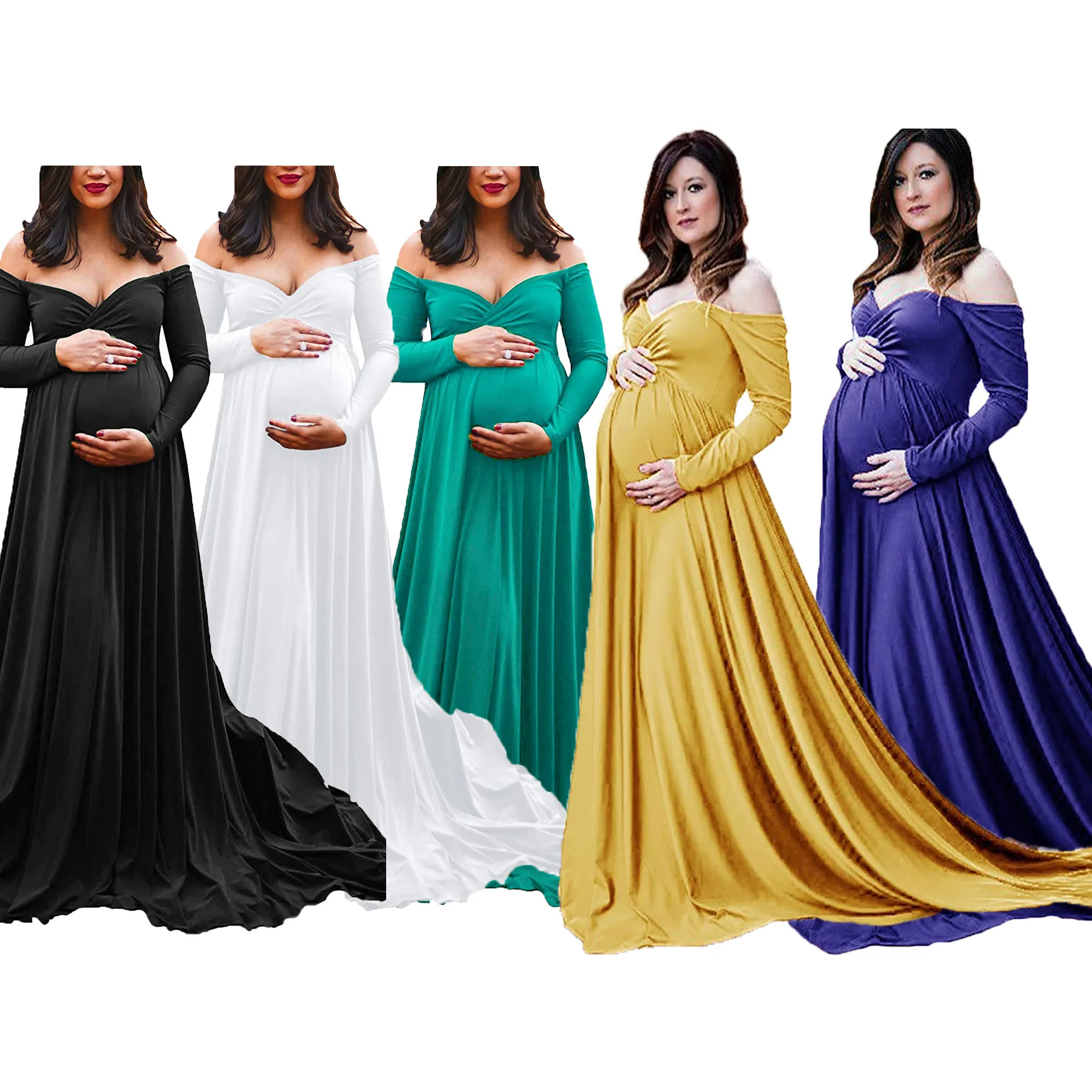 Sexy Maternity Dresses for Photo Shoot Pregnant Dress for Pregnant Women Summer Plus Size Dress Pregnancy Clothes Chiffon Dress