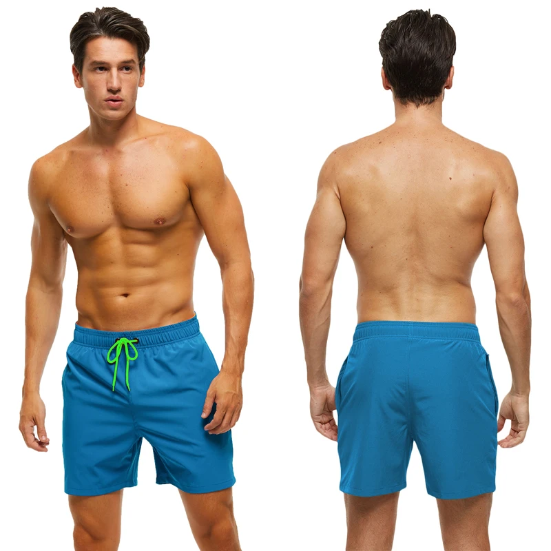 Datifer Merk 2025, Zomer Gym Heren Shorts Klassiek Polyester Mesh Voering Zijzakken Sneldrogend Strand Bermuda Masculina Badpakken