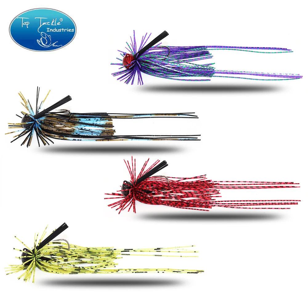 jig fishing lure skirt rubber BKK9050# pesca artificial bait  Fishing Jigs Head Bass Jig 5g 7g /10g/14g