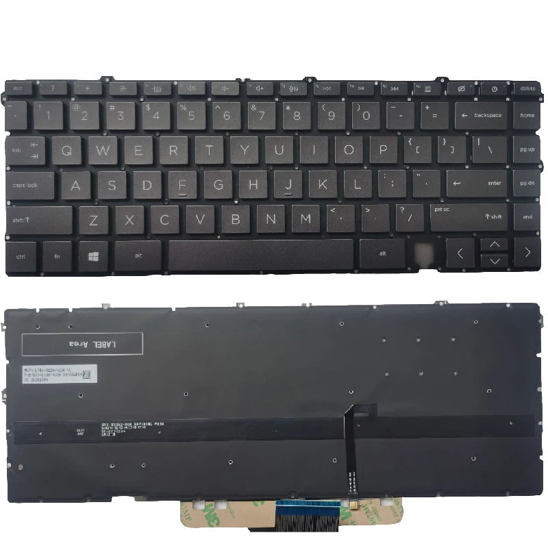 NEW for HP ENVY X360 13-AY 13-AY0055AU TPN-C147 US/Russian Laptop Keyboard backlight