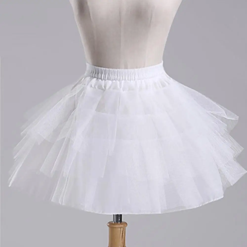 Kids Petticoats Child Short Petticoat For Flower Girl Wedding Accessories Lolita Skirt Underskirt Crinoline Vestido De Novia