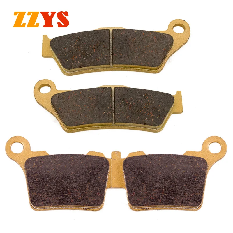 For HUSQVARNA CR125 CR250 WR125 TE250 TE250R TE310 TE410 TE449 TE450 TE501 TE511 TC250 TC449 TC450 TC510 Front Rear Brake Pads