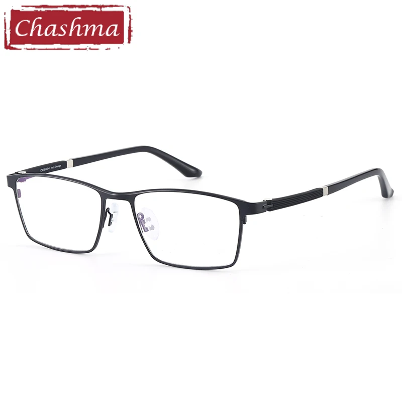 Chashma Prescription Glasses Full Rimmed Men Progressive Eyeglasses Frames Titanium Stainless Myopia Presbyopia Lenses Spectacle