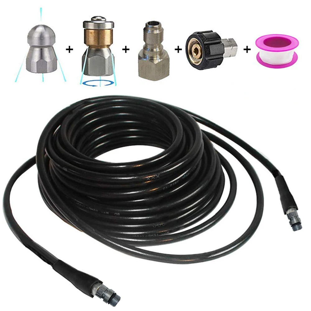 高圧洗浄機ホース,6/10/15/20/30メートル,水洗浄用延長ホース