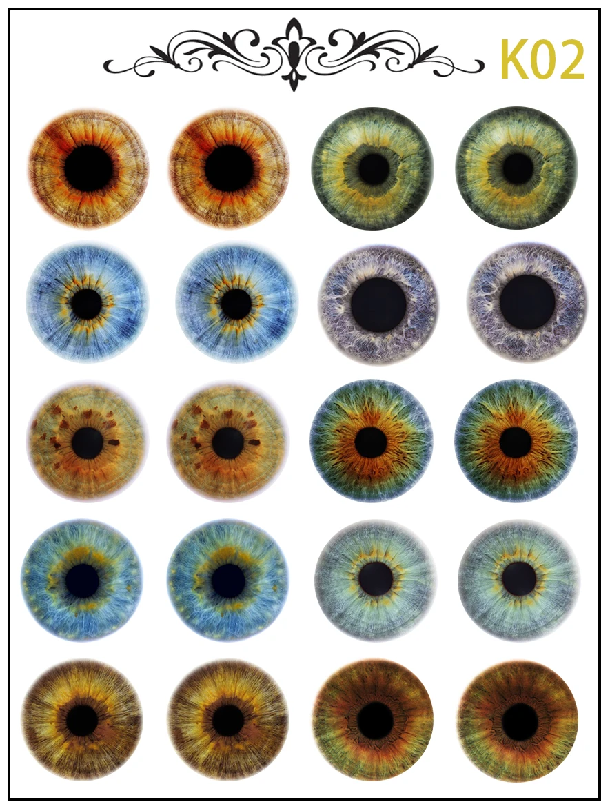 New Blythe Doll Eye Piece Pattern Paper DIY Doll Eye Accessories