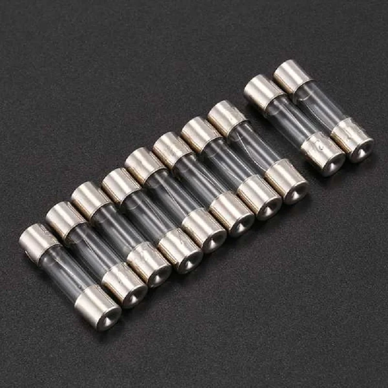 Promotion! 10Pcs 250V 0.2A 200mA Quick Fast Blow Glass Fuses Tubes 5mm x 20mm