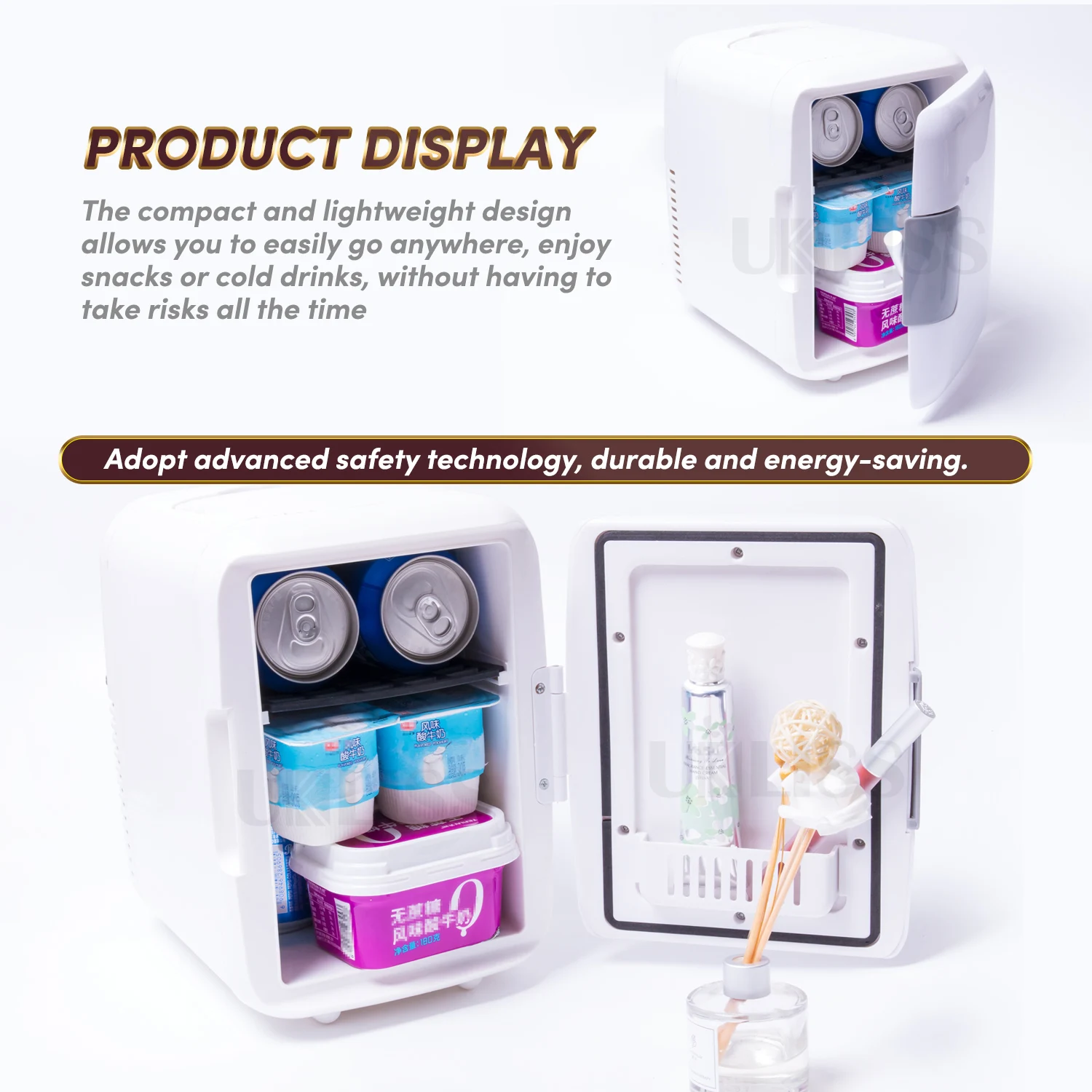 Mini lodówka domowy lodówka samochodowa mała zamrażarka 12V sprężarka przenośna lodówka chłodnica do samochodu do pojazdów domowych ciężarówka