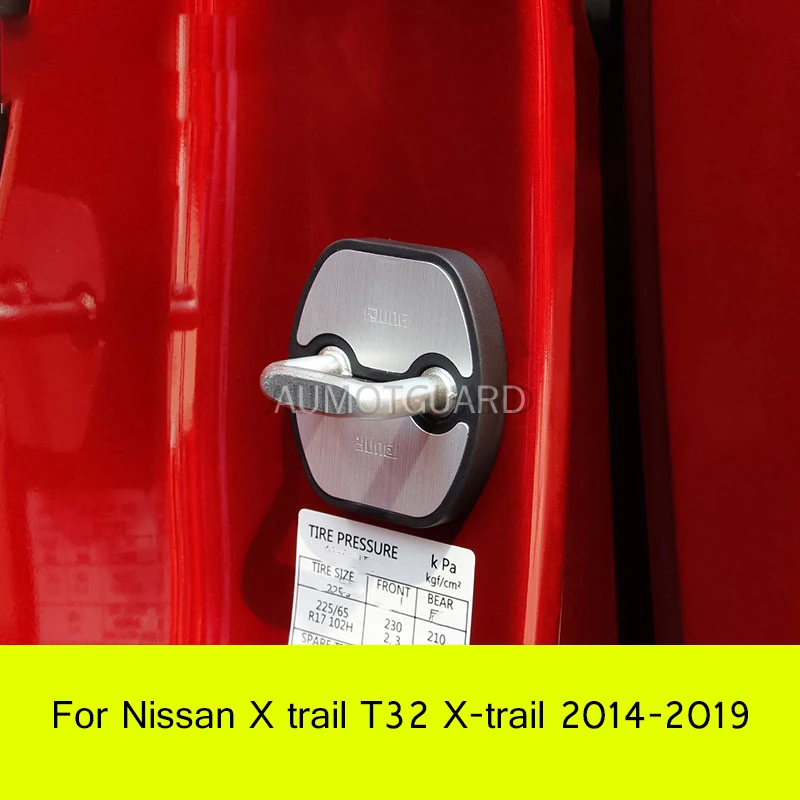 

For Nissan X Trail T32 X-trail 2014-2019 Car Door Lock Decoration Protection Cover Door Lock Cover Car Parts Anti-rust