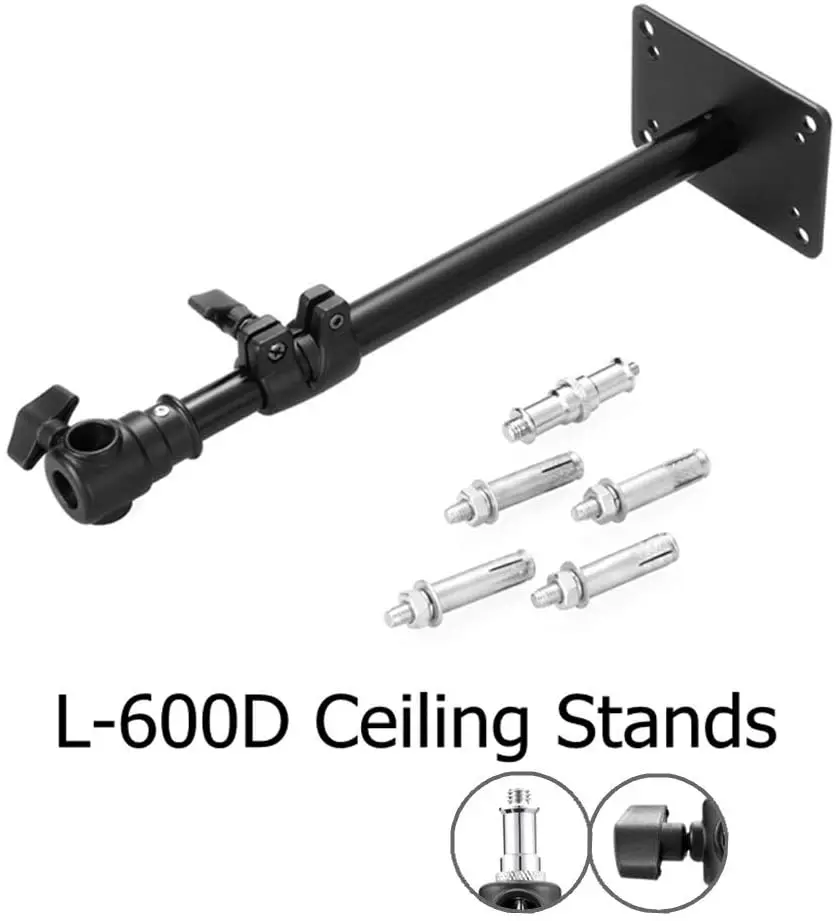 

Photography Wall Ceiling Mount Boom Arm with 3/8 "1/4" thread Universal Adapter for Photo Video Lights Umbrellas Reflectors