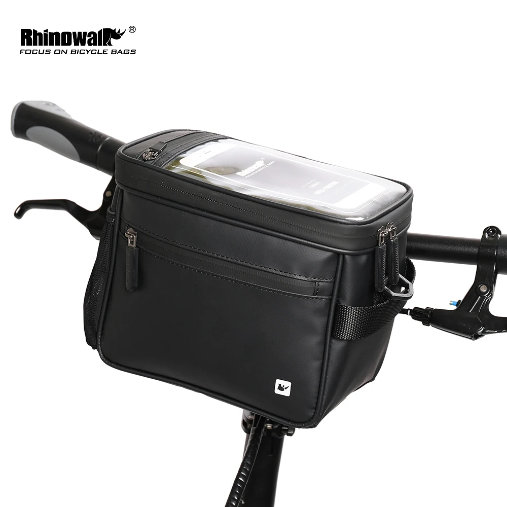 Rhinowalk MTB Bicycle Bike Handlebar Bags frame phone bag Touch screen waterproof front tube shoulder cycling bag RK18996