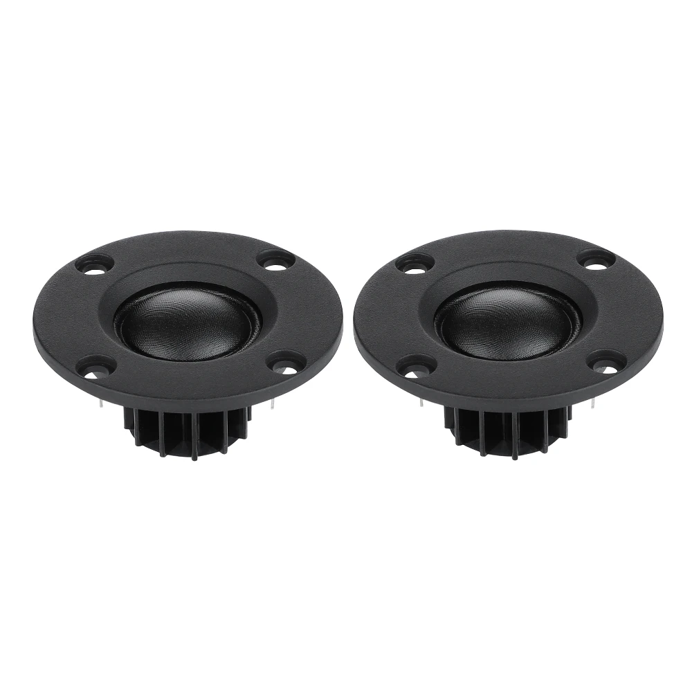 AIYIMA 2Pcs 52MM Audio Portable Speakers 6 Ohm 30W Dome Silk Film Tweeter ABS Treble Speaker Loudspeaker With Aluminum Radiator