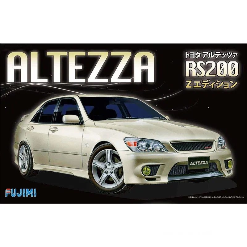 1/24 Fujimi Plastic Assembled Car Model Toy  Altezza RS200 Z Edition Static Model DIY Assembled Model Kit #03950