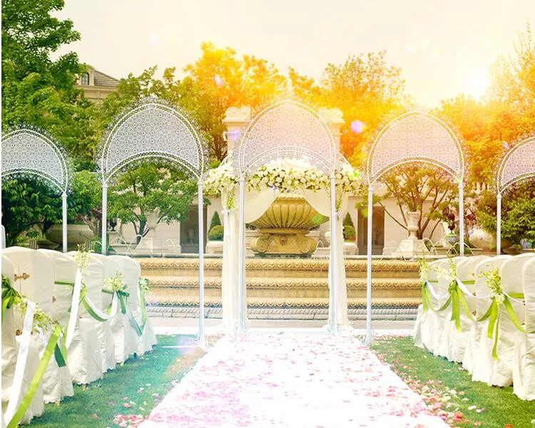 New wedding props arch lace screen wedding activity T stage decoration wedding stage layout background