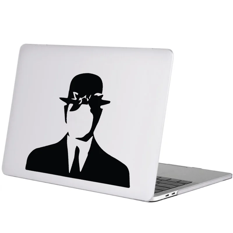 The Son of Man René Magritte Laptop Sticker for MacBook Pro 16