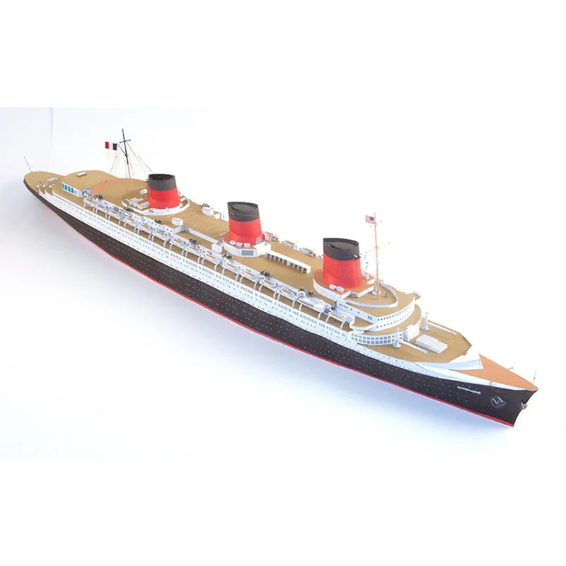 1:400 French Cruise Ship Normandy Paper Model