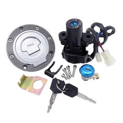 1 Set  Motorcycle Lgnition Switch Fuel Cap Seat Lock for Yamaha YZF R1 R6 2001 2002 2003 2004 2005 2006 2007 2008 2009 2010-2011