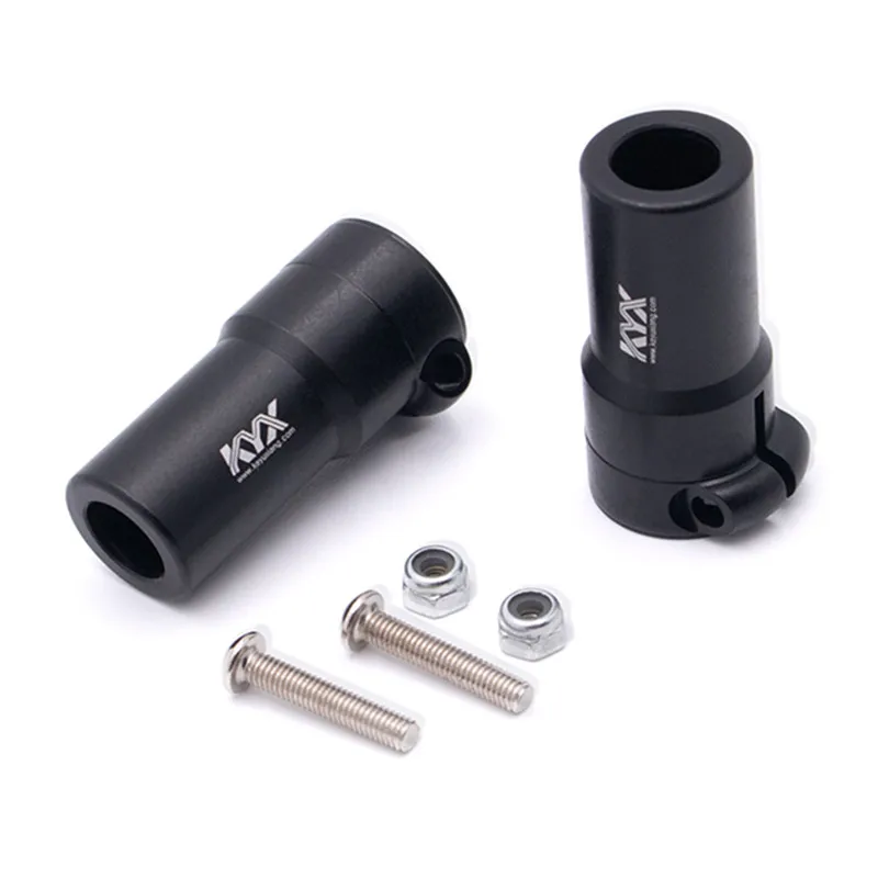 

KYX Racing Aluminum Alloy Straight Axle Rear Lock-Out Adapter Upgrades Parts for 1/10 RC Crawler Car Axial SCX10 II 90046 90047