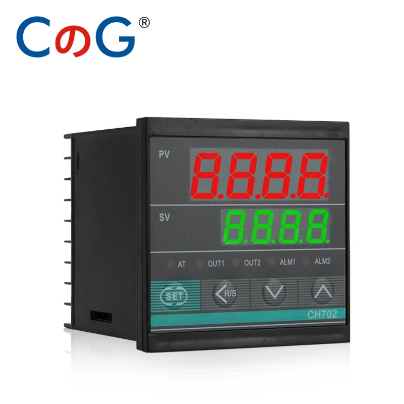 CG CH702 72*72Mm Input Multy K E J PT100 0-10V 4-20mA Output PID Tegangan Relay SSR AC 220V 24VDC 380VDC Pengendali Suhu