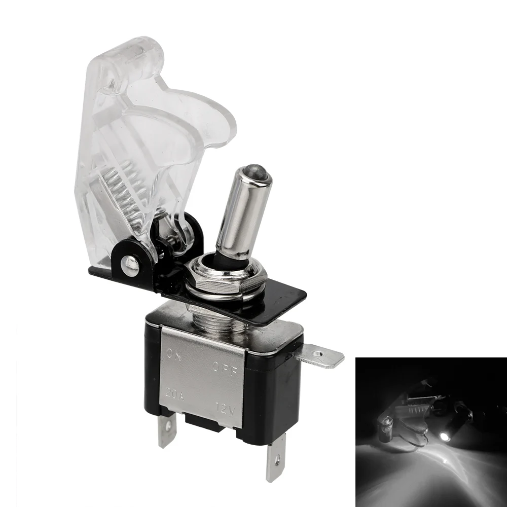 12V SPST Kippschalter LED-Licht für Zündungen Boost Marine Boot Rennwagen Schalter Licht Kippschalter LKW Anhänger Zubehör