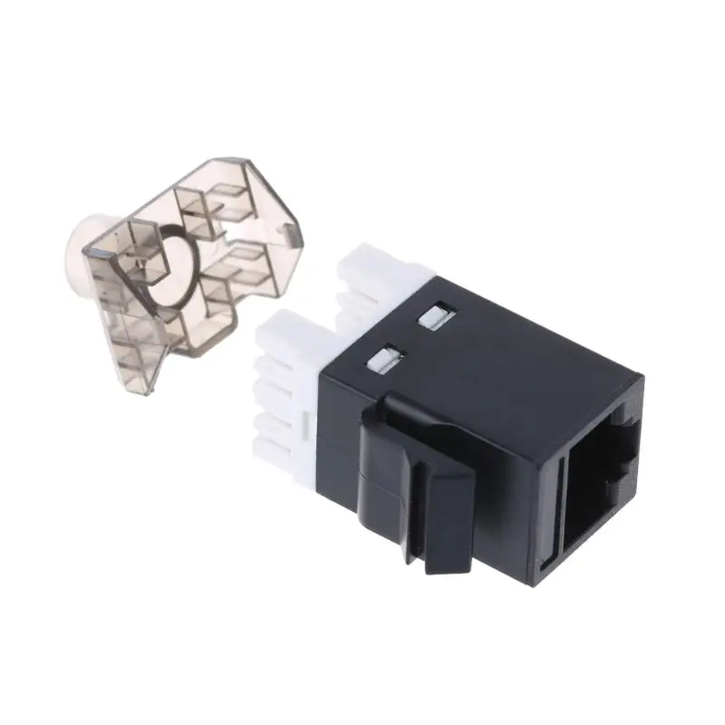 2Pcs UTP CAT6 Module RJ45 Connector Cable Adapter Keystone