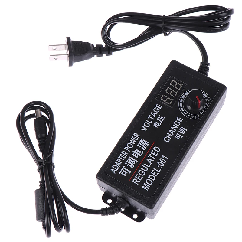 

3-12V 5A Voltage Variable Adjustable Power Supply Adapter Display