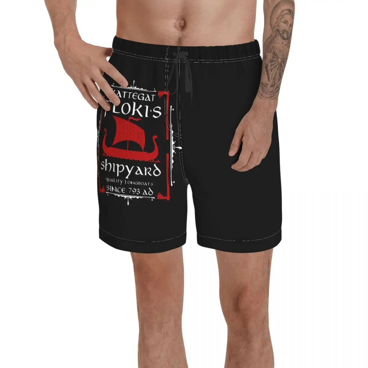 Beach Flokis Shipyard Kattegat Vikings Ragnar,Floki,Lagertha Breathable Quick Dry Funny Vintage Hawaii Pants