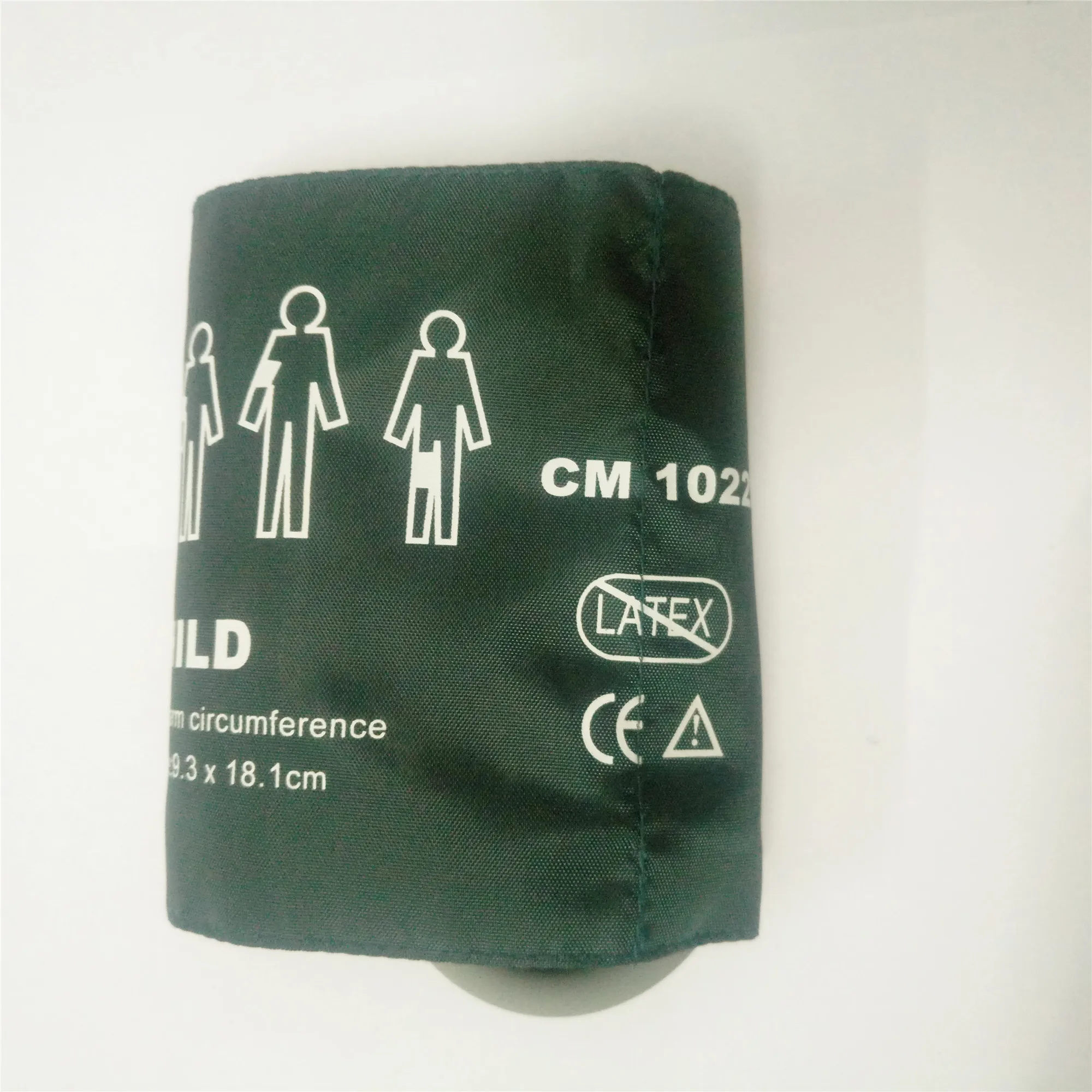 kmtkeramed  Reusable Blood Pressure Cuffs,Pediatric size,Green two-tube, Limb cir.=18~26cm, Packaging: 1 piece/pk