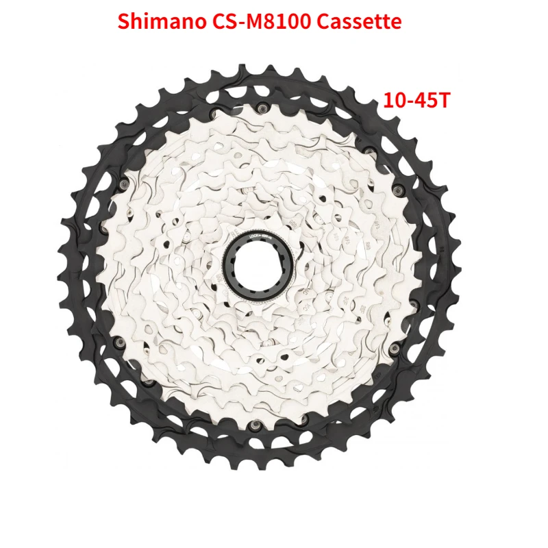 SHIMANO DEORE XT CS M8100 Cassette Sprocke M8100 Freewheel Cogs Mountain Bike MTB 12-Speed 10-45T 10-51T M8100 Cassette Sprocket