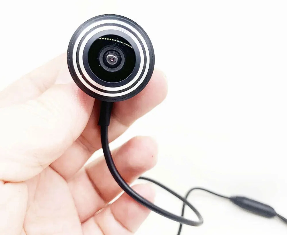 Mini micro AHD 1080P HD Door peephole fisheye Video Audio 150 degree wide angle camera