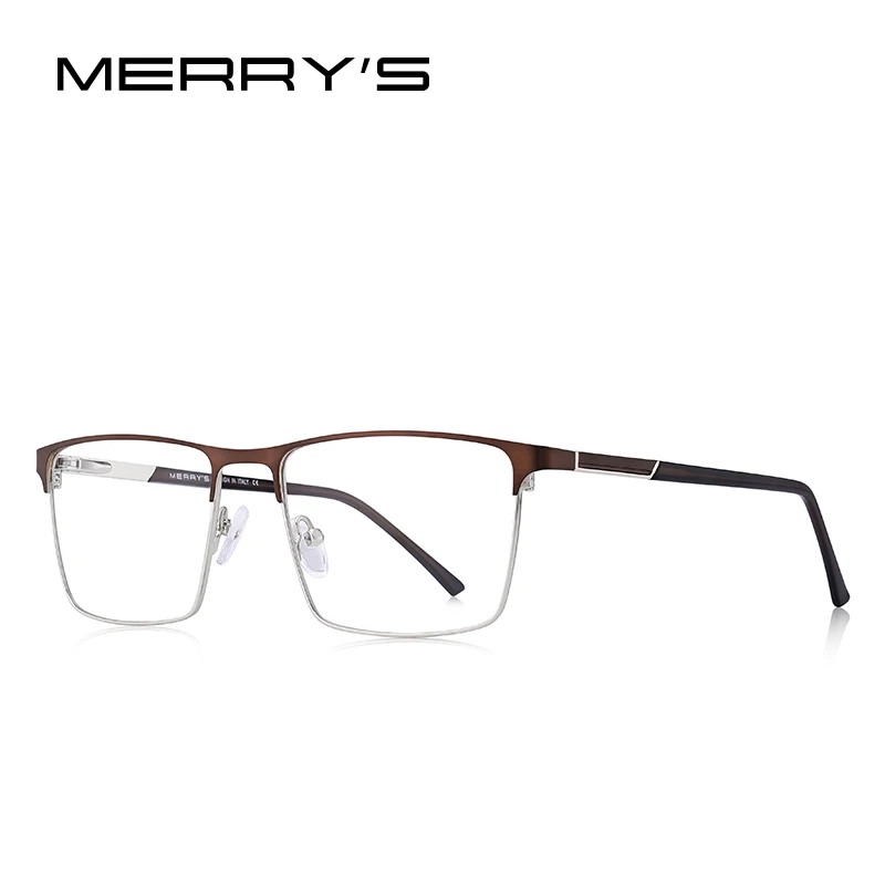 MERRY'S MERRYS DESIGN Anti Blaues Licht Blockieren Männer Lesebrille CR-39 Harz Asphärische Brille Linsen +1,00 +1,50 +2,00 +2,50 S2057FLH 3