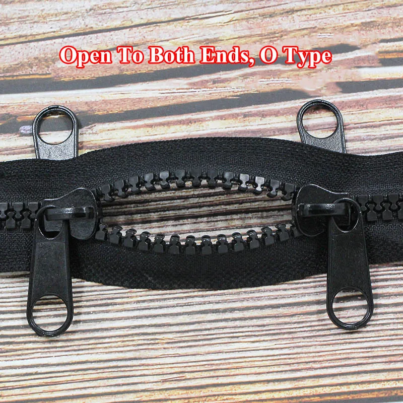 10# 1/2/3/4/5/6 Meter Resin Zipper Widening Oversized Teeth Engineering Zipper Outdoor Tent Zipper Lock Accessories