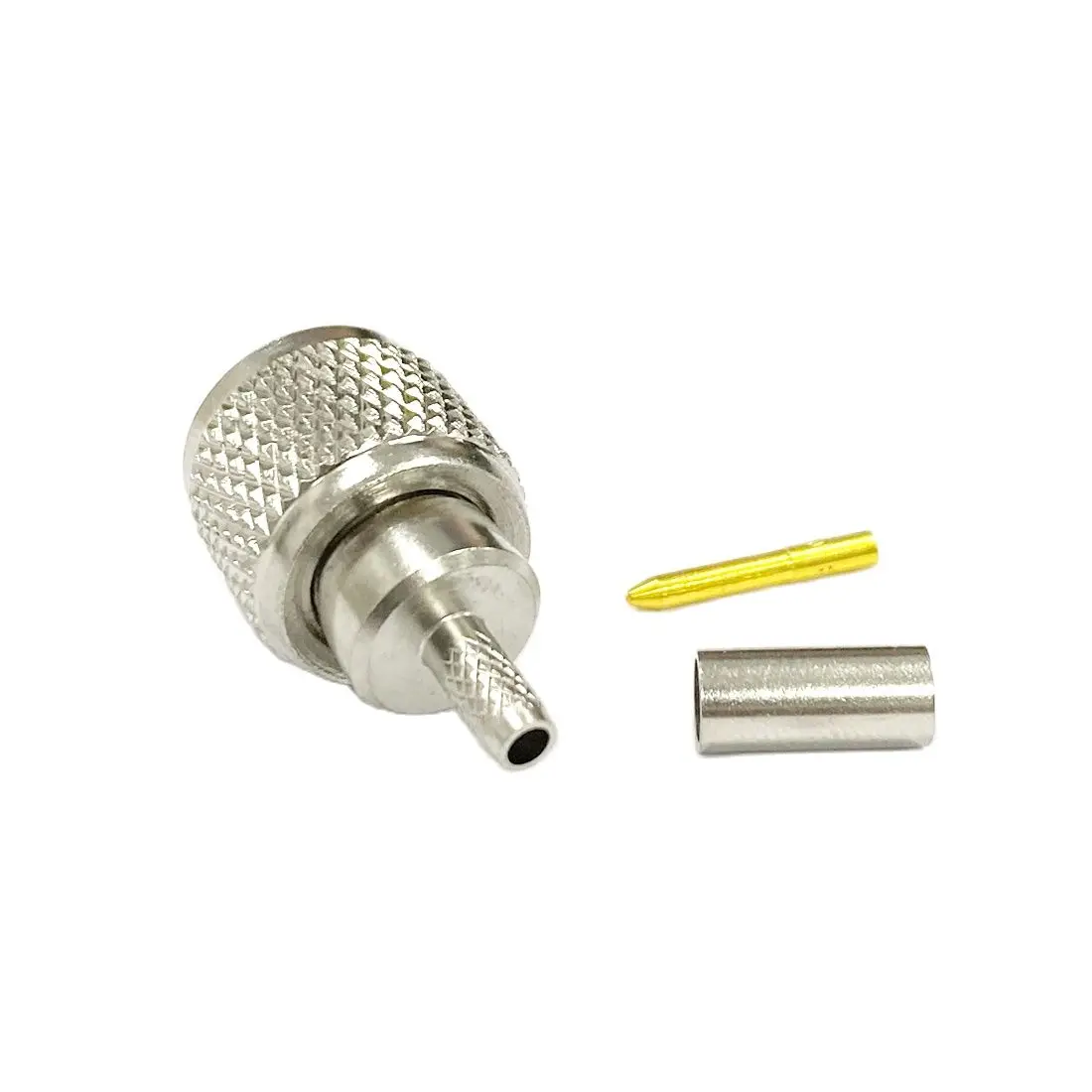 1pc MINI-UHF Male Plug RF Coax Connector Crimp for RG316 RG174  RG58 RG142 Cable Straight New