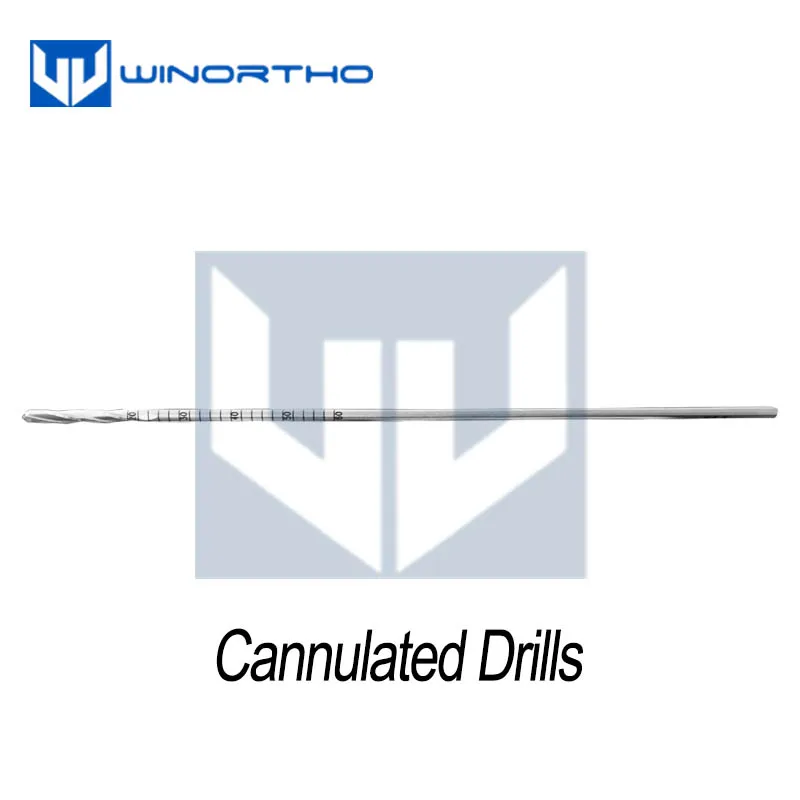 Cannulated Drills stainless steel drill bits Veterinary orthopedics Instruments tools  surgical Hollow animals vet bone screw AO