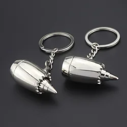 Creative Diy Handmade Keychain Aeroengine Keyring Engine Metal Accessory Airplane Aircraft Turbine Brelok Car Pendant